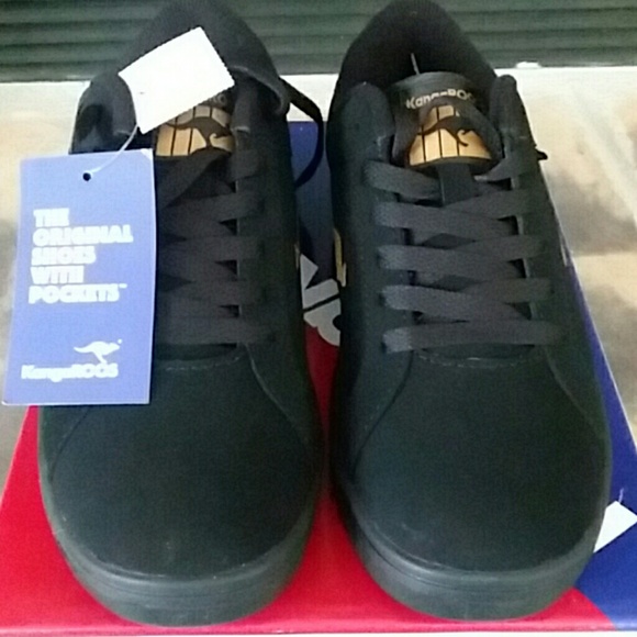 black kangaroo shoes